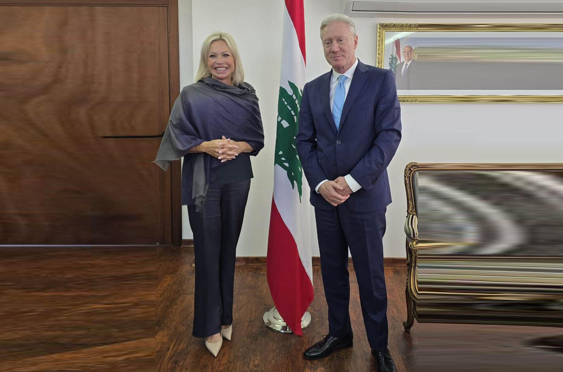 رجي يبحث مساعي دفع اسرائيل لاحترام وقف النار مع بلاسخارت