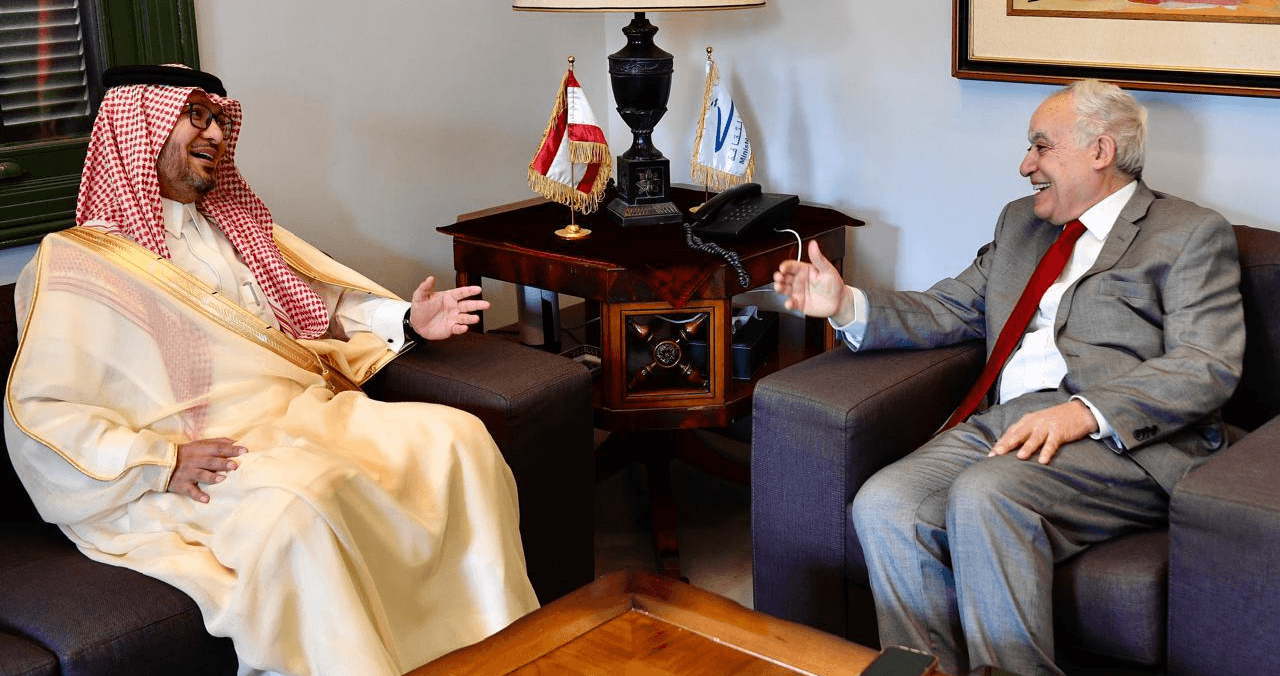 بخاري يبحث وسلامة في تعزيز العلاقات الثنائية الثقافية