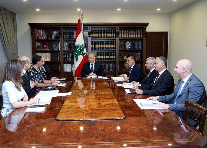 قصر بعبدا.. لقاءات أمنية وسياسية وإدارية وثقافية
