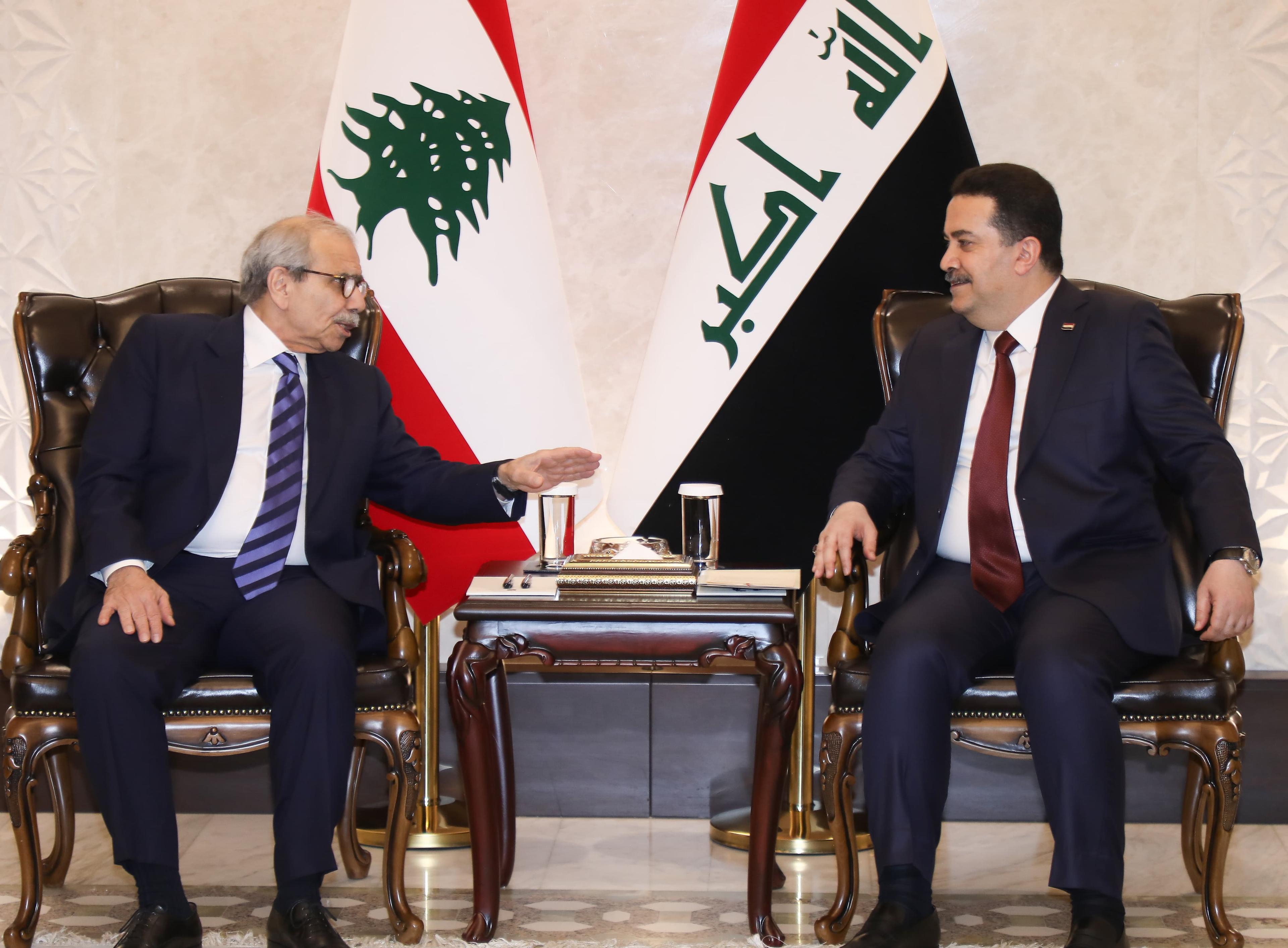 سلام بحث ونظيره العراقي سبل توسيع مجالات التعاون الثنائي: نثمّن دور العراق في لم الشمل العربي
