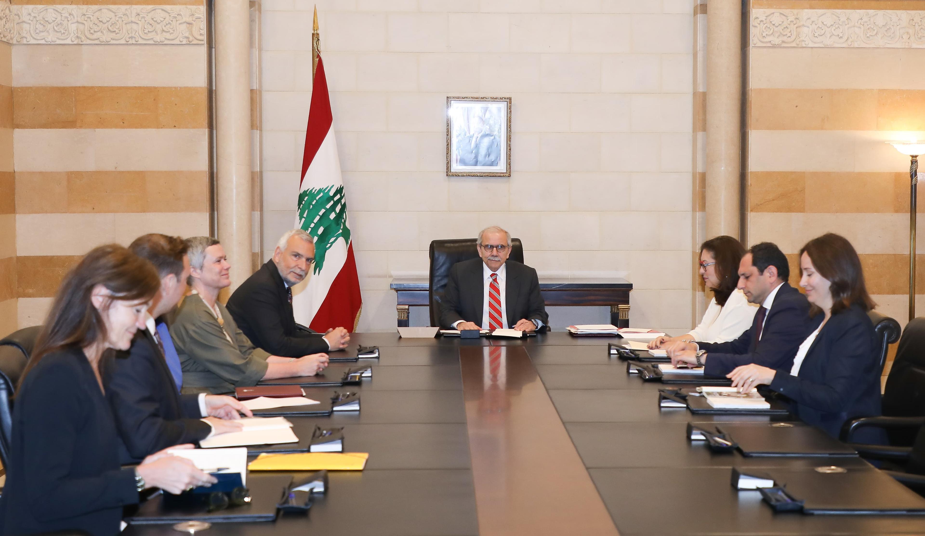وفد اوروبي في السراي: دعم للحكومة والاصلاحات