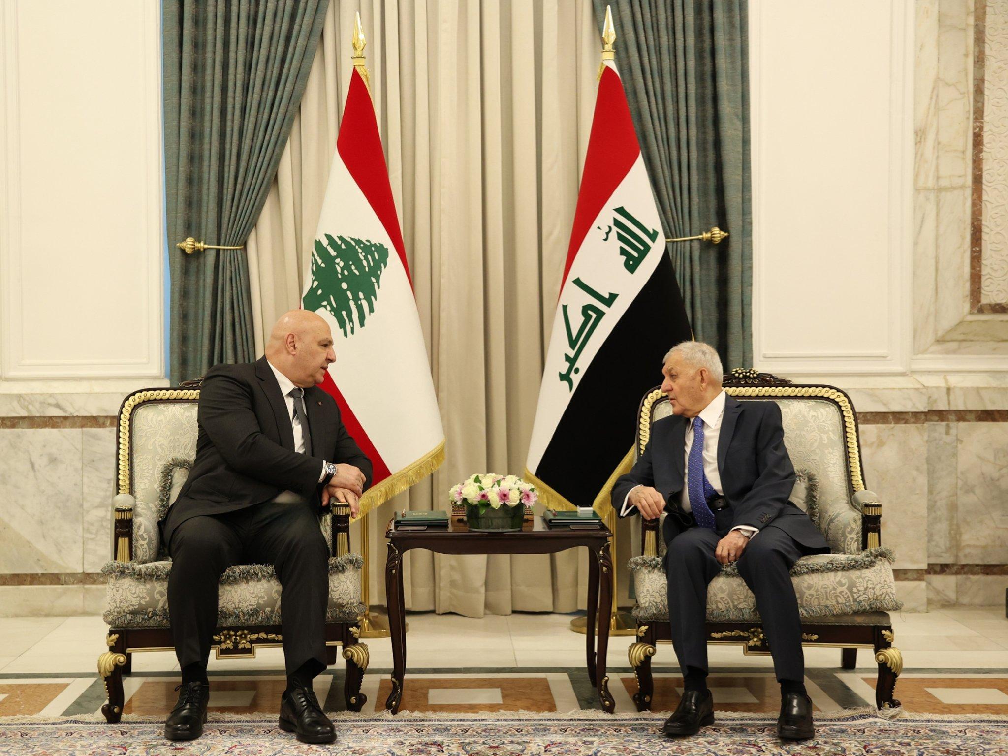 20 مليون دولار هبة من العراق لإعمار لبنان وعون يشيد بالدعم في زمن الحرب: أمننا مشترك والتنسيق مفتاح الاستقرار
