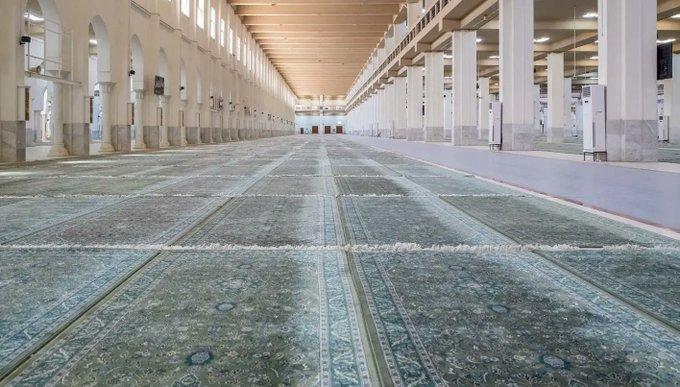 اكتمال الاستعدادات في مسجد نمرة بالسعودية لاستقبال الحجاج يوم عرفة