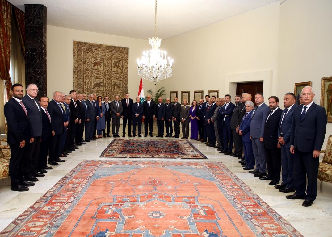 عون امام وفد جمعية تجار بيروت: الدولة عازمة على مكافحة الفساد والهدر بدعم من السلطة القضائية