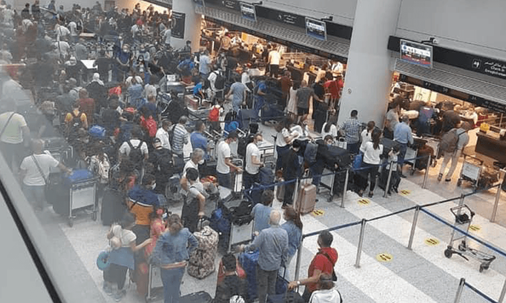 زحمة في مطار بيروت مع استئناف تدريجي لحركة الطيران