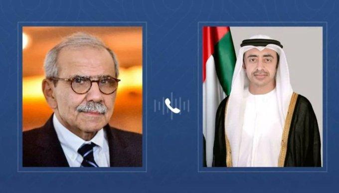 عبدالله بن زايد وسلام يبحثان هاتفياً التطورات الإقليمية... وتأكيد على أهمية تجنب اتساع رقعة الصراع