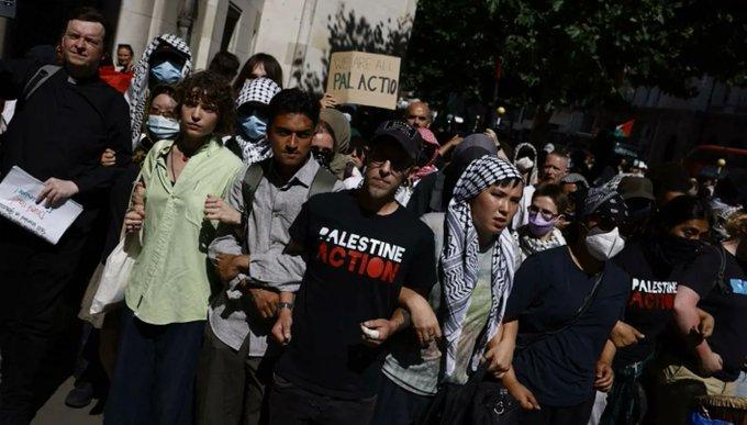 الشرطة البريطانية تعتقل أكثر من 20 مؤيداً لحركة "فلسطين أكشن"