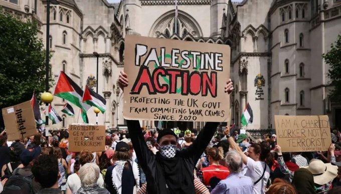 بريطانيا تعتقل عشرات من مؤيدي حركة "فلسطين أكشن"