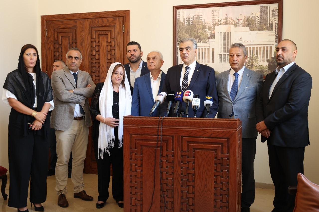 وفد كتائبي زار ابي المنى متضامناً: تأكيد على صون الكيان والعيش المشترك