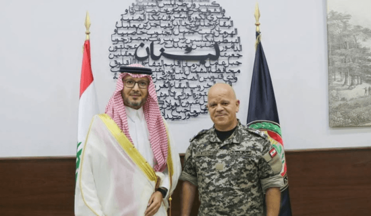 لاوندس استقبل بخاري والقائم بأعمال سفارة لبنان في الرياض