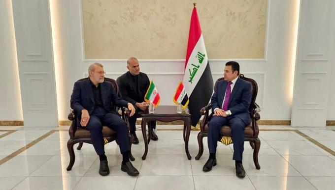 لاريجاني يبدأ أولى زياراته الخارجية من بغداد... ويبحث التعاون بين العراق وإيران