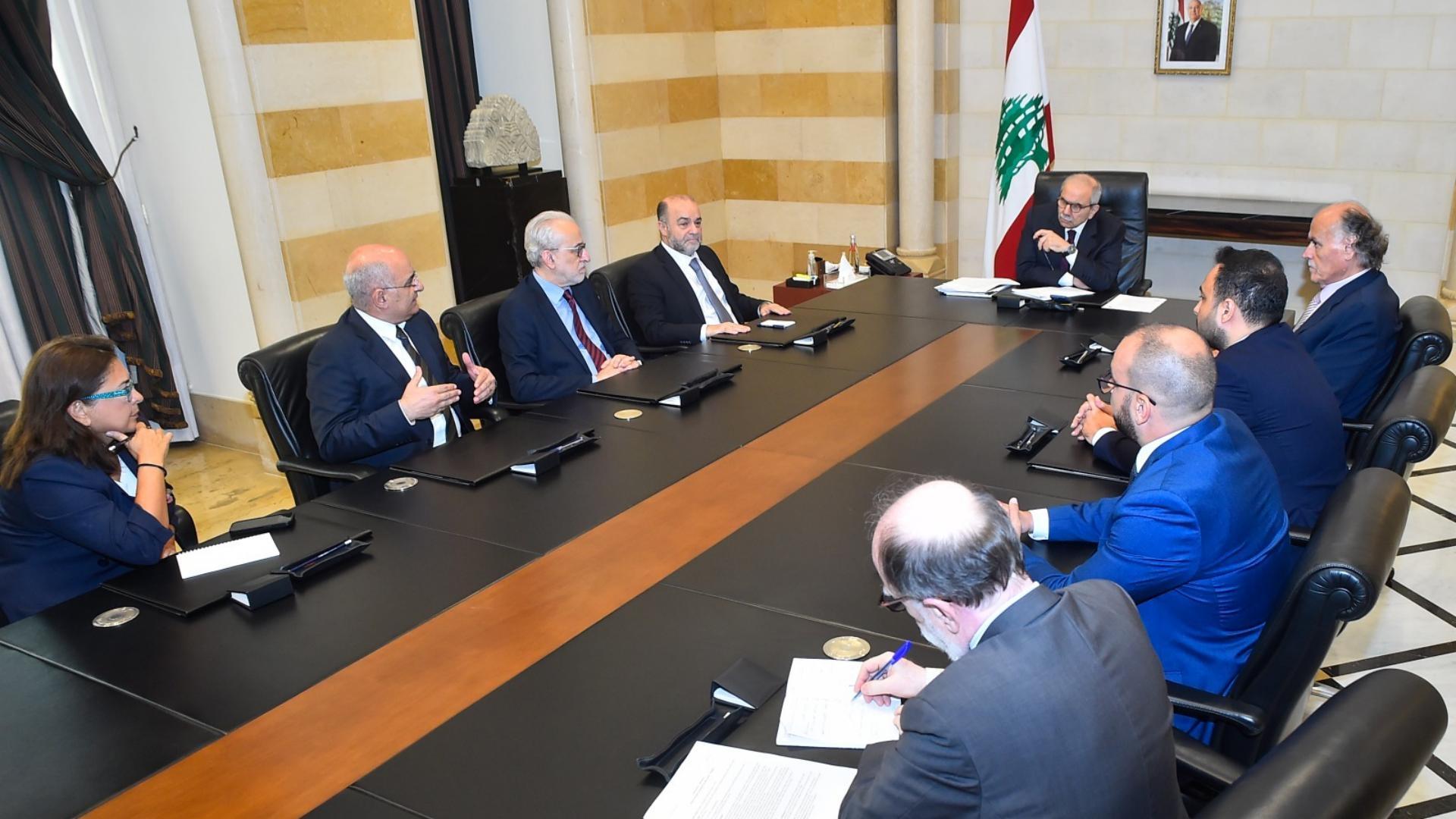 سلام اجتمع مع مجلس الإدارة الجديد لمجلس الإنماء والإعمار