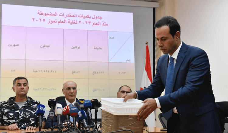الحجار بعد ضبط شحنة كوكايين ضخمة آتية من البرازيل: لن نرضى أن يكون لبنان ممرًا للمخدرات