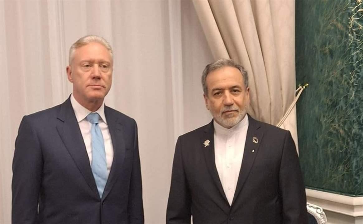 رجّي يلتقي عباس عراقجي في الدوحة.. السيادة اللبنانية في صلب البحث