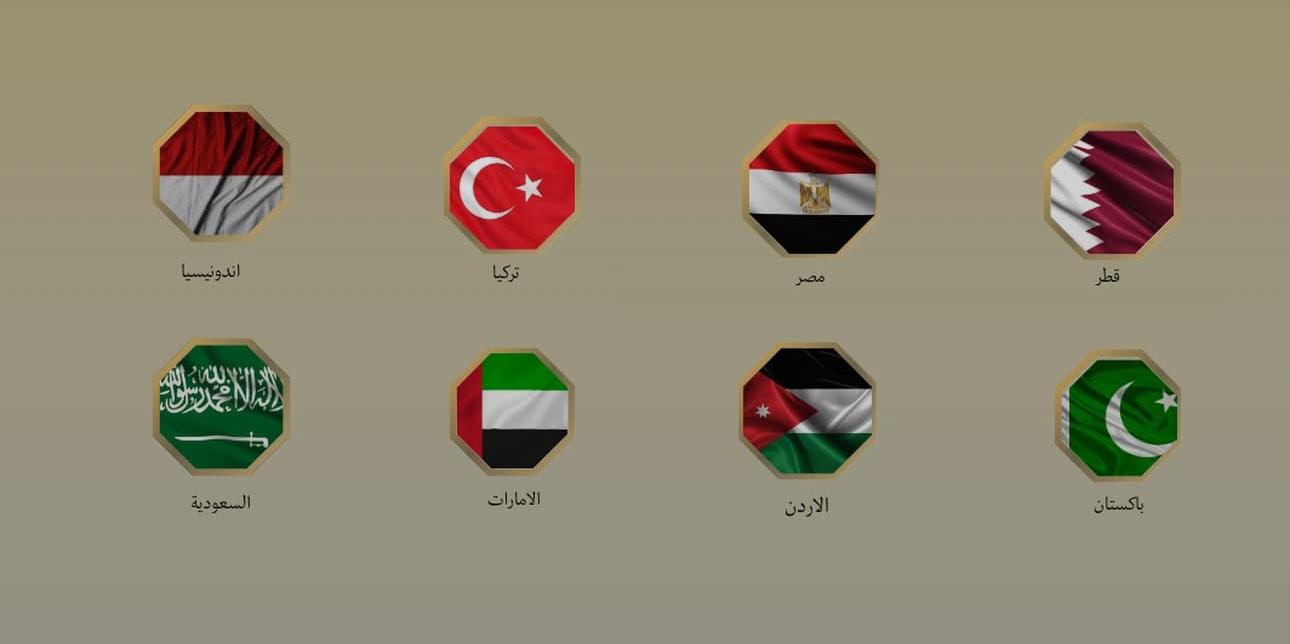 البيان المشترك لوزراء خارجية السعودية والأردن والإمارات وإندونيسيا وباكستان وتركيا وقطر ومصر
