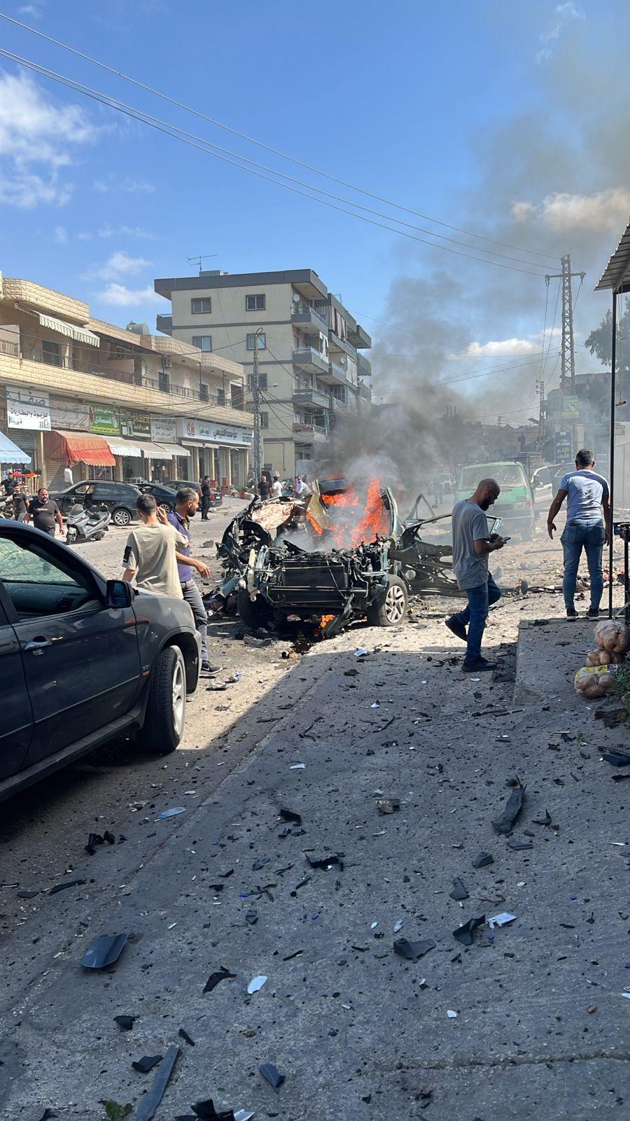 قتيلان في غارة على زبدين.. طيران مسيّر على علو منخفض في أجواء النبطية
