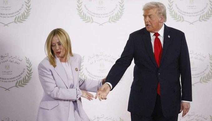 ترامب يثني على "جمال" ميلوني في قمة شرم الشيخ