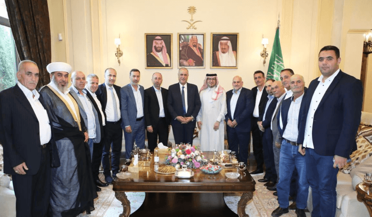 بخاري استقبل النائب سليمان على رأس وفد من جبل أكروم