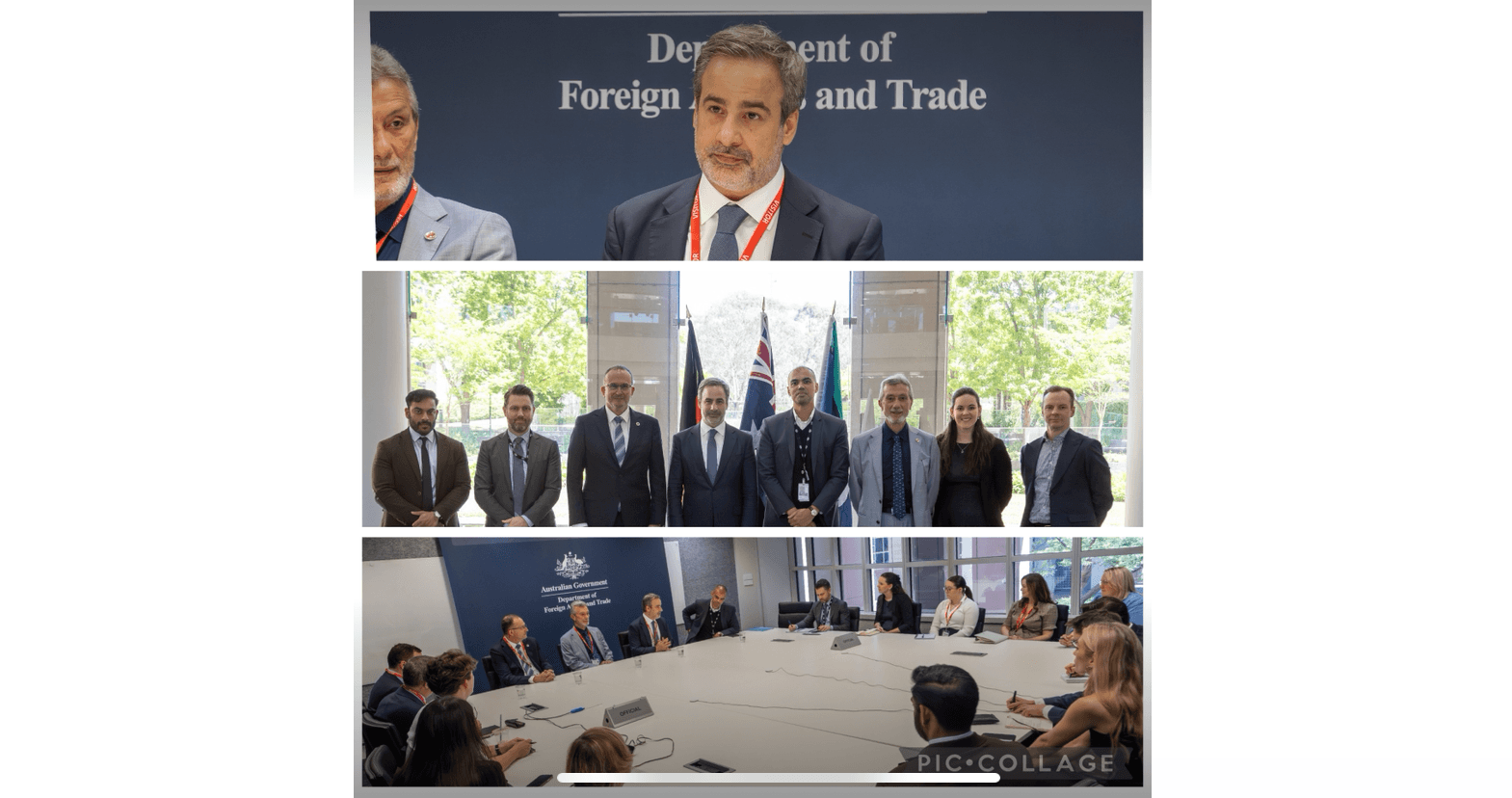 معوض يعرض مع مسؤولين في كانبيرا سبل دعم لبنان