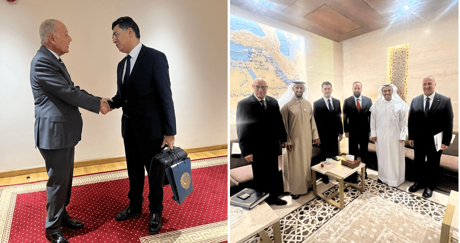 مرقص يبحث مع أبو الغيط في التعاون الاعلامي