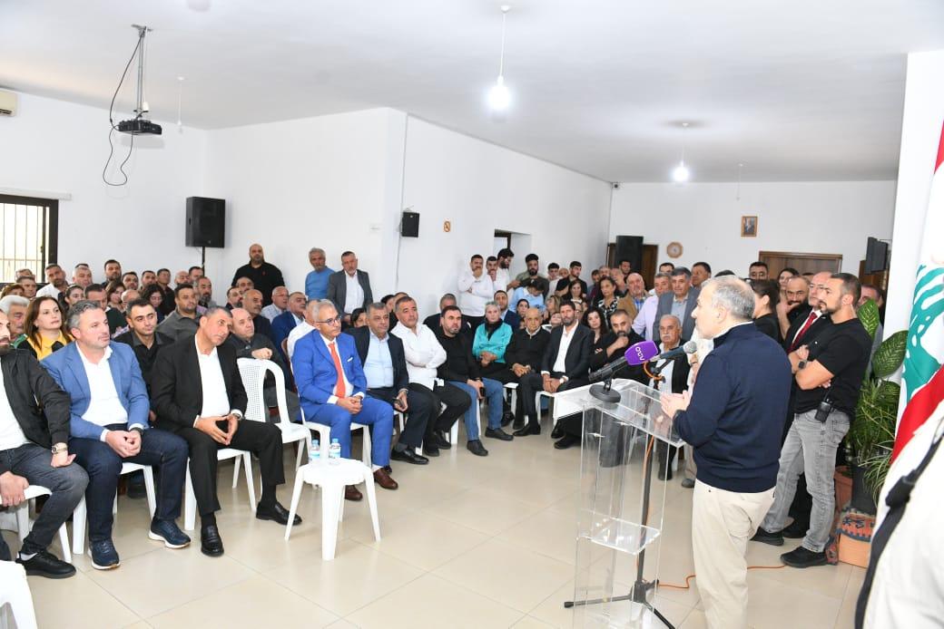 باسيل يجول في عكار: النكد السياسي منع اكمال المشاريع