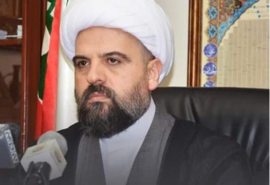 قبلان في رسالة إلى البابا: هل نطالب بنزع سلاح المظلوم ونترك سلاح الظالم؟