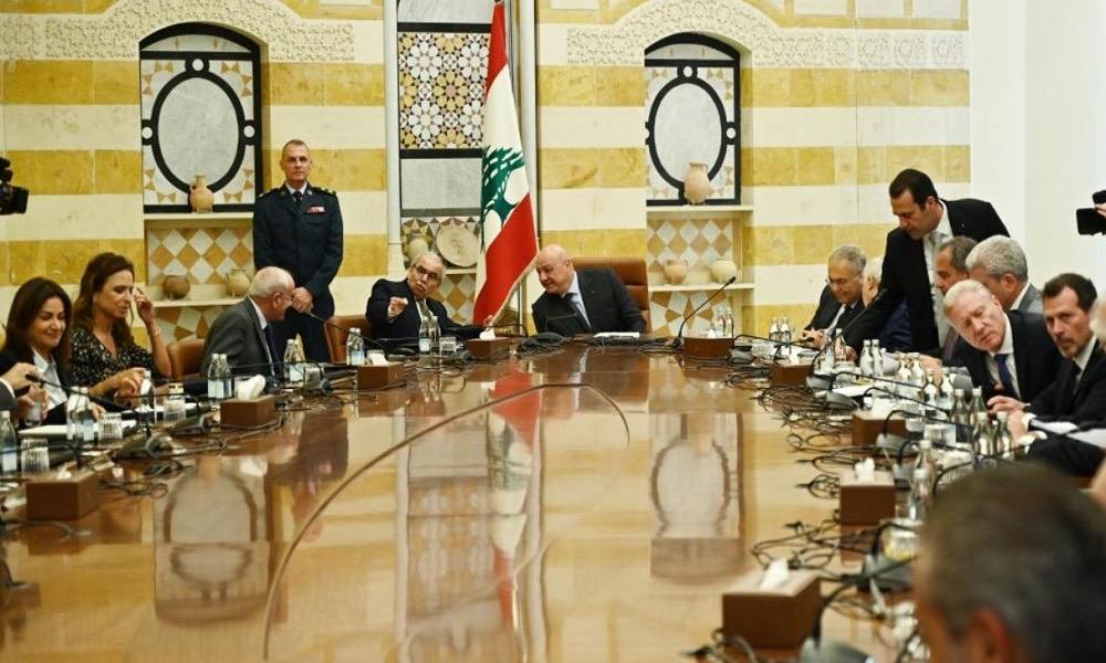عون: يجب ان تسود لغة التفاوض بدل لغة الحرب وجابر: الوضع المالي مستقر وليس هناك عجز
