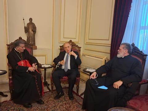 فريد البستاني من بكركي: نقدر نهج هذا الصرح القائم على السلام والاستقرار