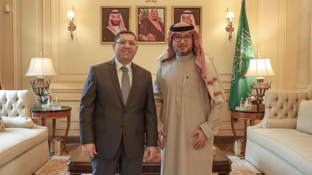 السفير السعودي يستقبل مكاوي: دعم لجهود هيئة الحج والعمرة