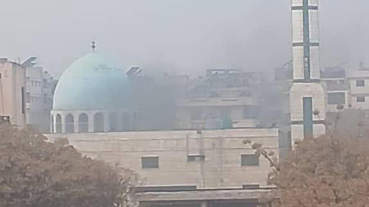  تفجير انتحاري داخل مسجد في حي وادي الذهب في حمص