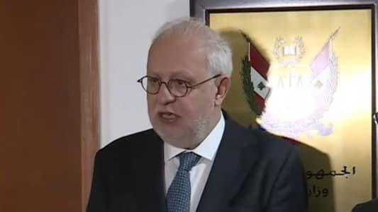 وزير العدل: اتفاقية بين لبنان وسوريا ستولد قريباً