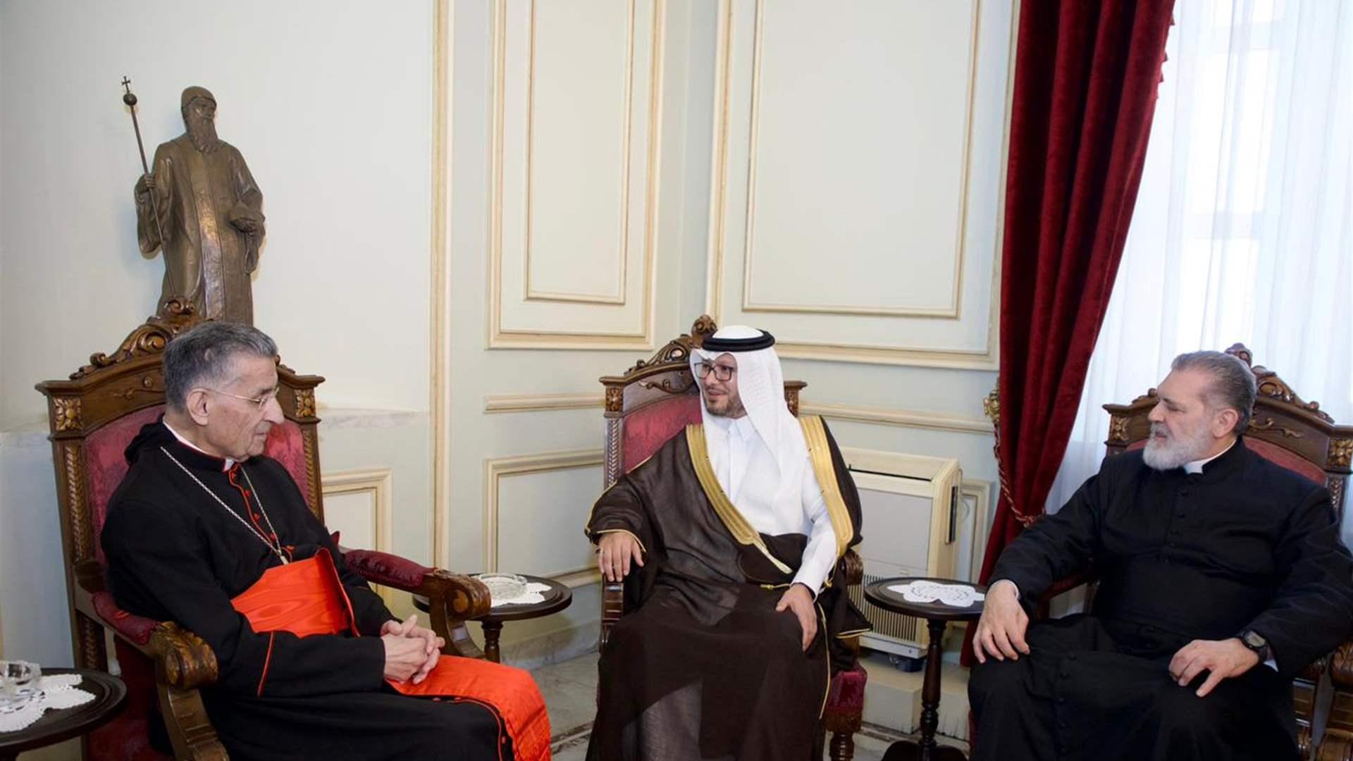 السفير السعودي زار بكركي: الولاء للوطن الركيزة الأساسية لأي نهوض