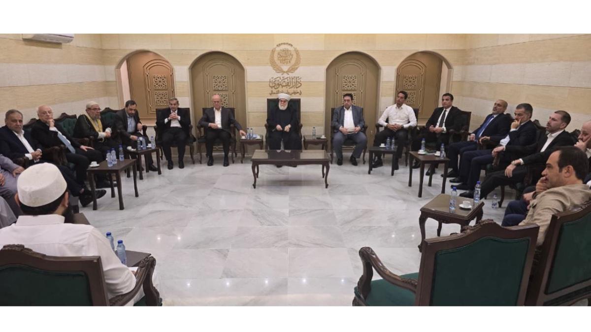 اجتماع نيابي - روحي في دار فتوى طرابلس لبحث قانون العفو