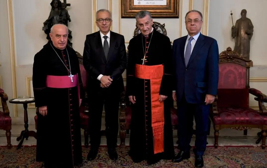 البطريرك الراعي استقبل وزير الاقتصاد: للحفاظ على رسالة لبنان القائمة على الحرية والتعددية