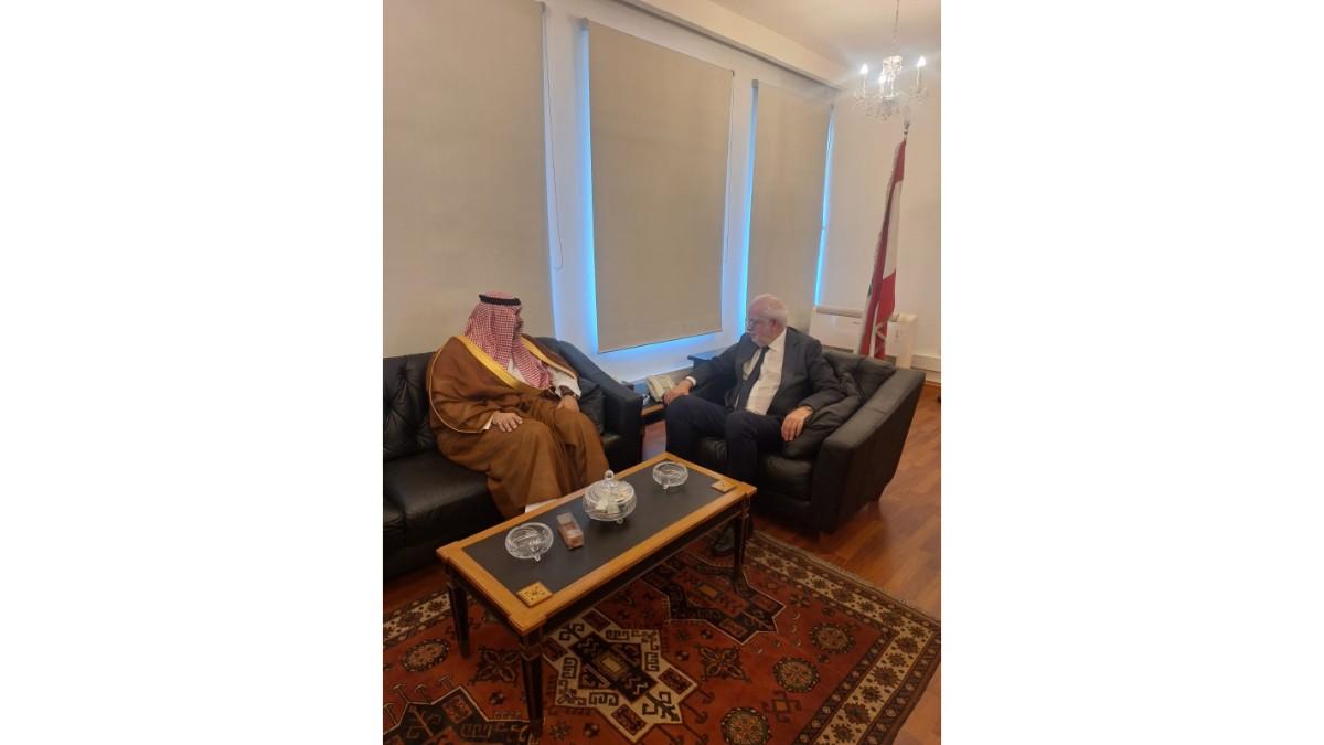 الوزير عادل نصار يبحث مع السفير السعودي في التعاون الثنائي