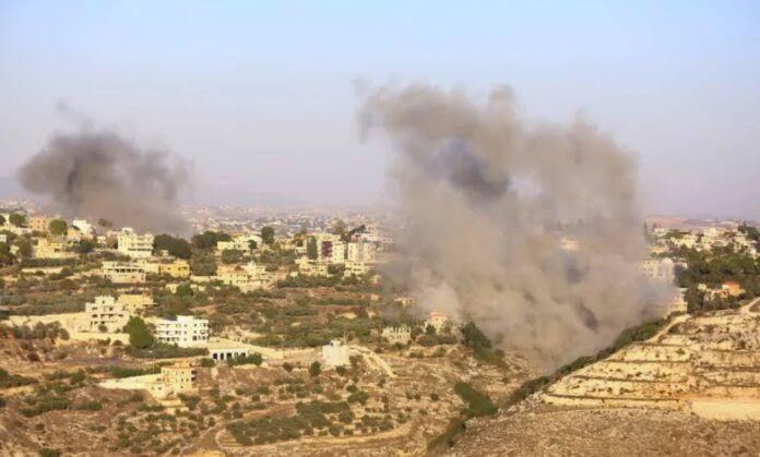 قصف مدفعي وتمشيط بالاسلحة الرشاشة جنوبا