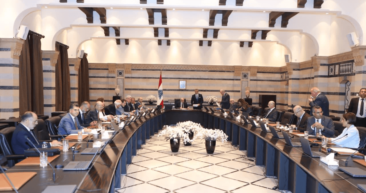 مجلس الوزراء يقر اللجنة اللبنانية السورية ويؤكد: اتفاق واشنطن إطار سياسي