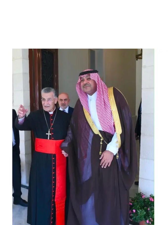 الدوسري نقل للبطريرك الراعي تحيات السعودية: ندعم لبنان ونقف إلى جانبه