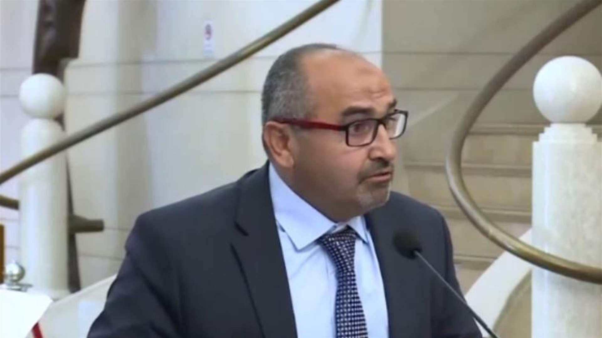 النائب بلال الحشيمي يعلن انسحابه من لجنة متابعة قانون العفو العام