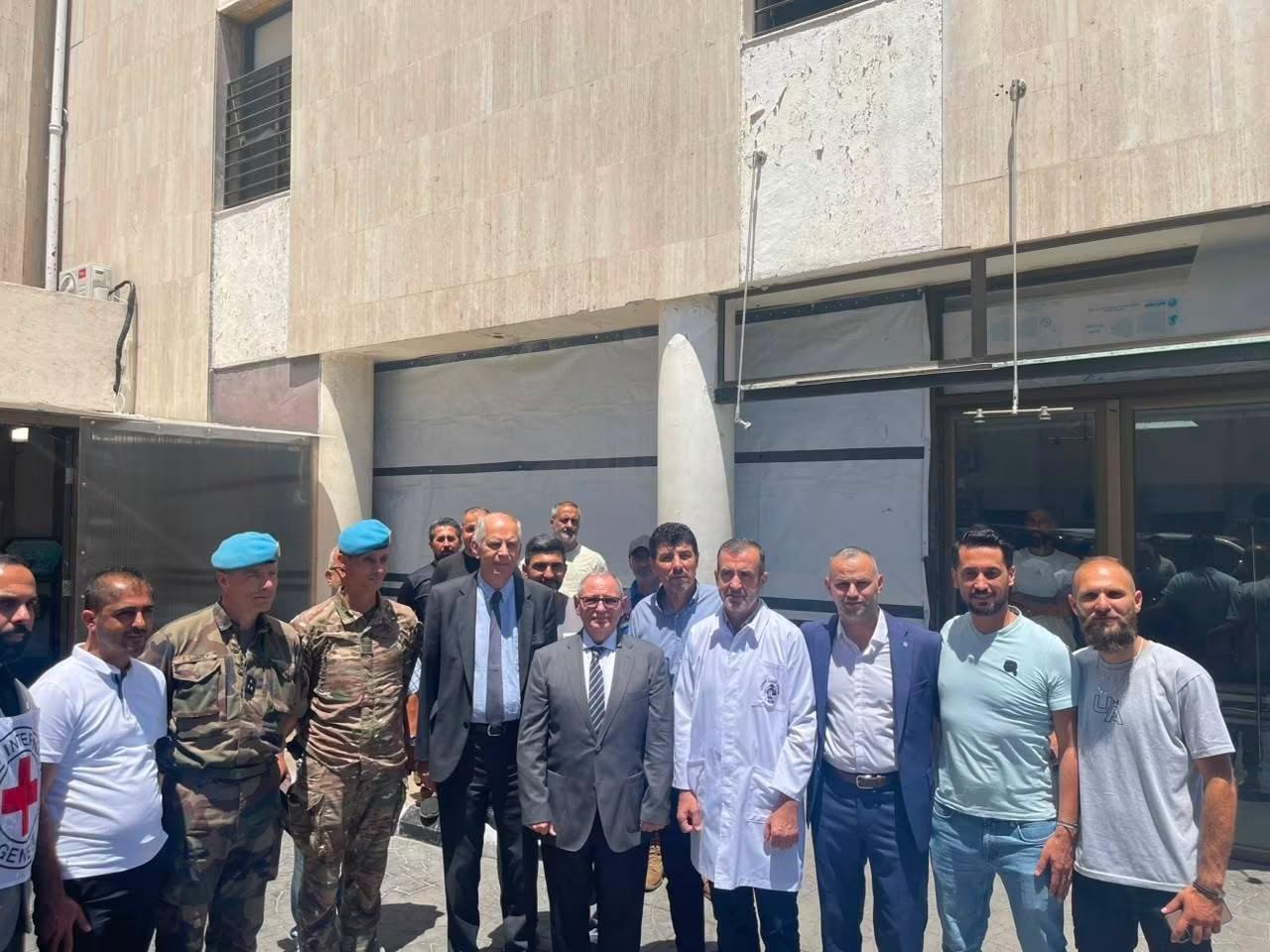 السفير الفرنسي يؤكد استمرار دعم فرنسا لمستشفى تبنين والقطاع الصحي في الجنوب