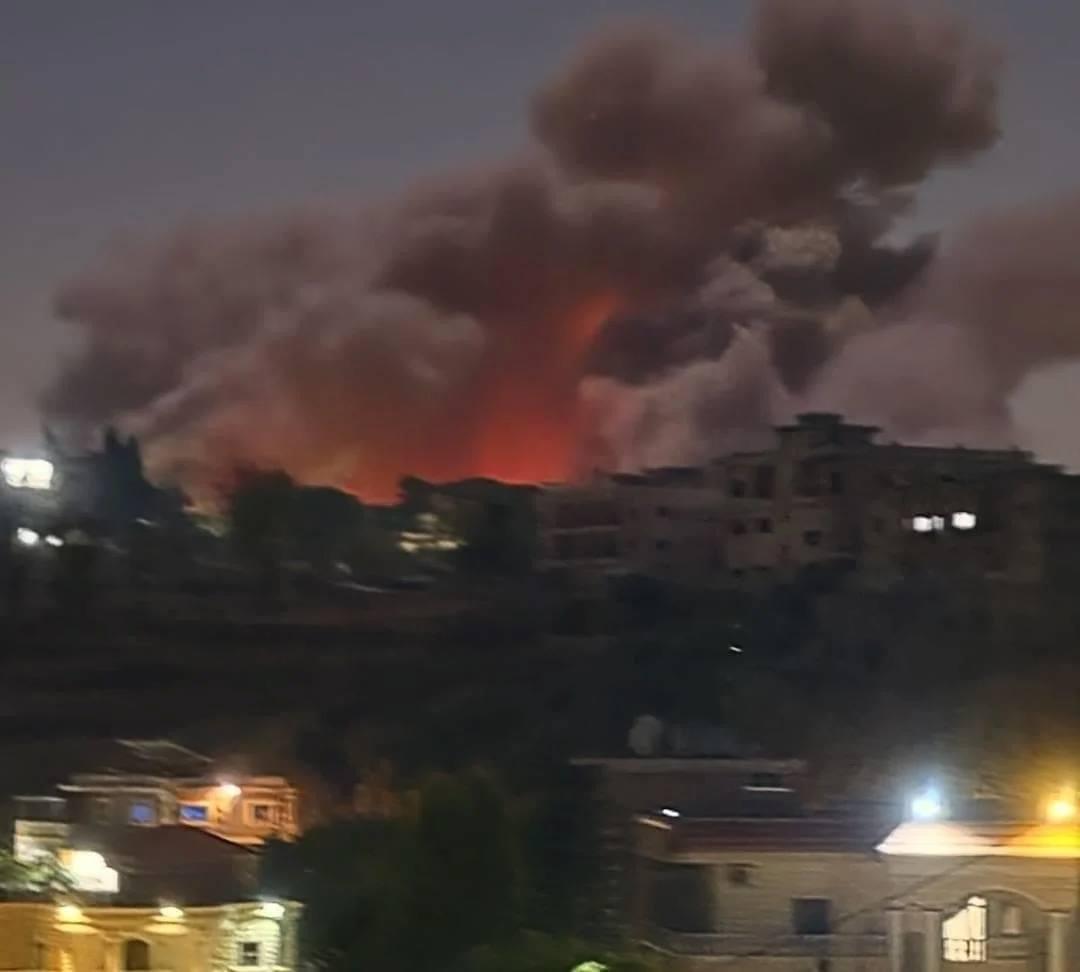 تفجير إسرائيلي ضخم استهدف بلدة حداثا فجرًا
