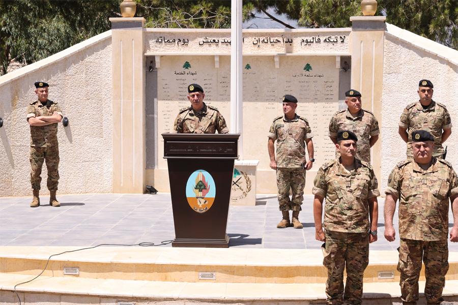 قائد الجيش اللبناني للعسكريين: أنتم الرقم الصعب في المعادلة اللبنانية