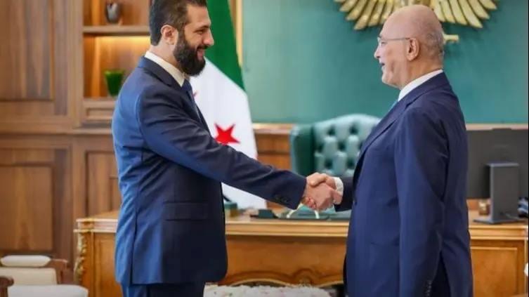 الشرع بحث مع برهم صالح في عودة اللاجئين والتعافي المبكر في سوريا