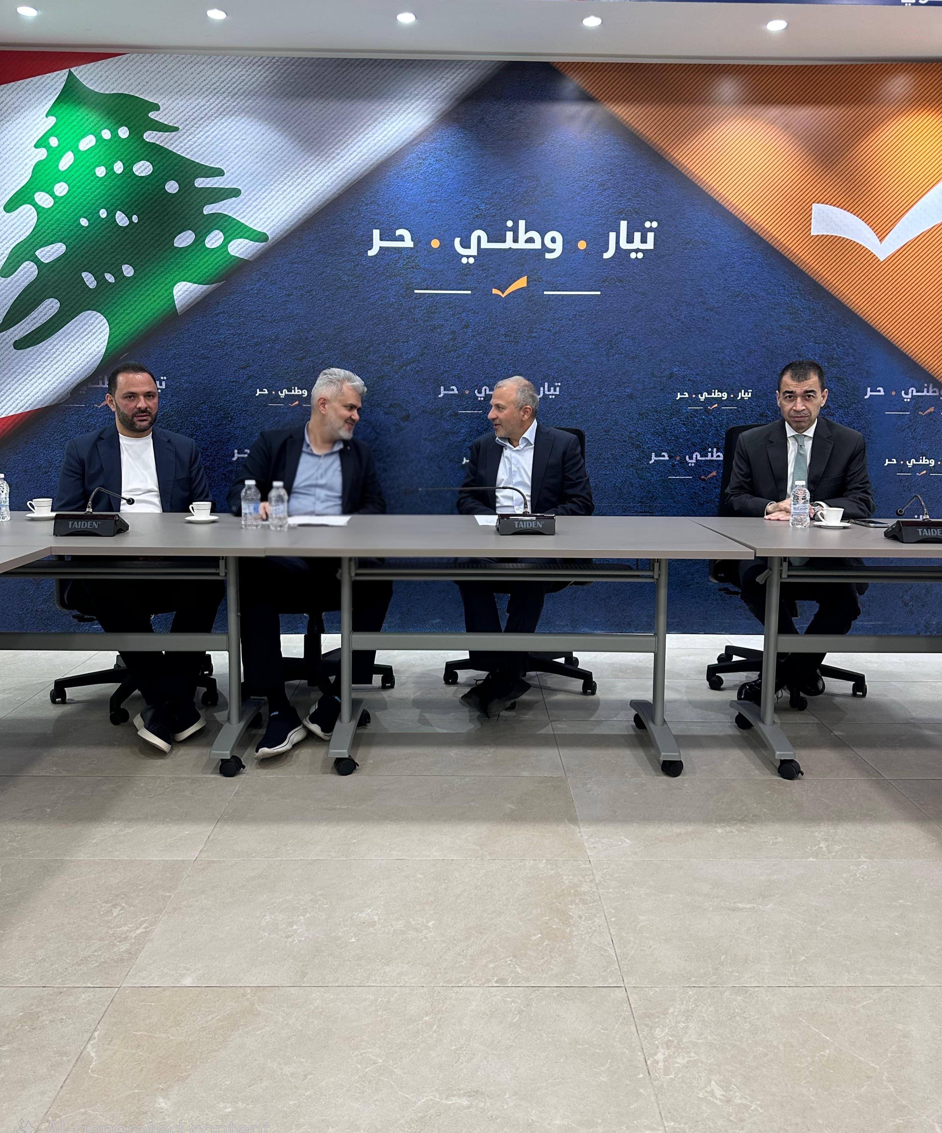جبران باسيل يبحث مع وفد "اللقاء الوطني" التحديات الوطنية