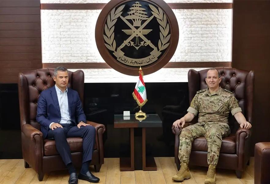 العماد هيكل استقبل طوني فرنجية وعبد المسيح وعرض ونقيب الصحافة لجهود المؤسسة العسكرية جنوبا