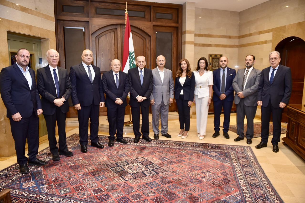الرئيس نبيه بري يستقبل الاسمر وحيدر: إعادة الاعمار والضمان على طاولة البحث