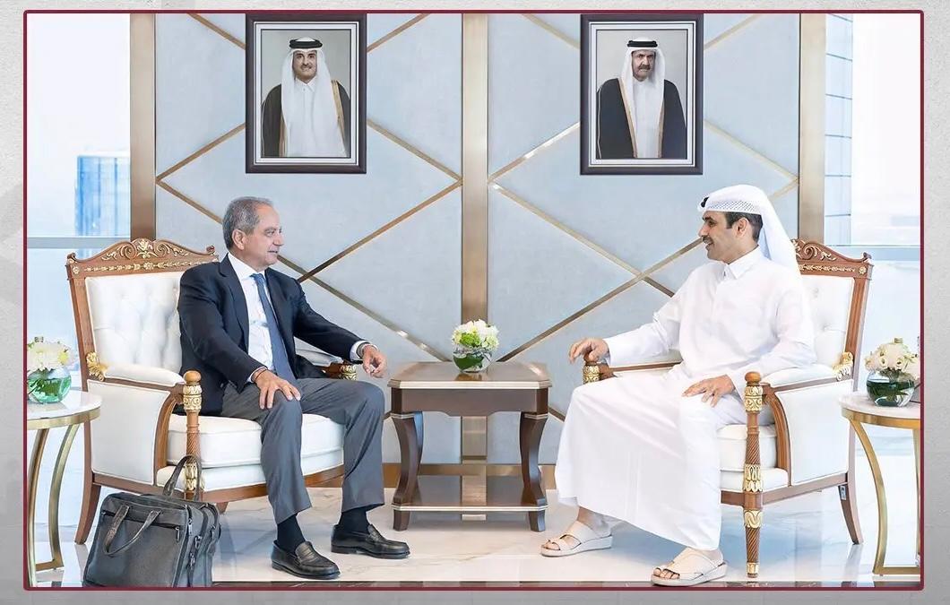 الكعبي والصدي بحثا التعاون في مجال الطاقة بين قطر ولبنان