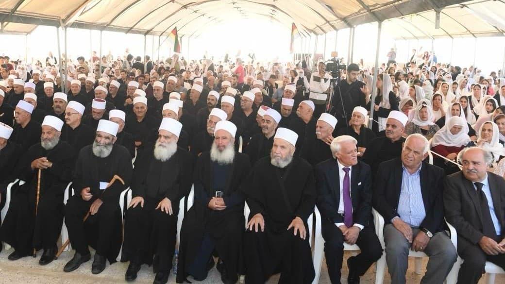 الزيارة السنوية لمقام النبي أيوب وشيخ العقل: سنبقى موحدين في مواجهة مشاريع التشويه والتغريب بقيادة سياسية حكيمة نعتز بها وهيئة روحية توحيدية نستظل بركتها