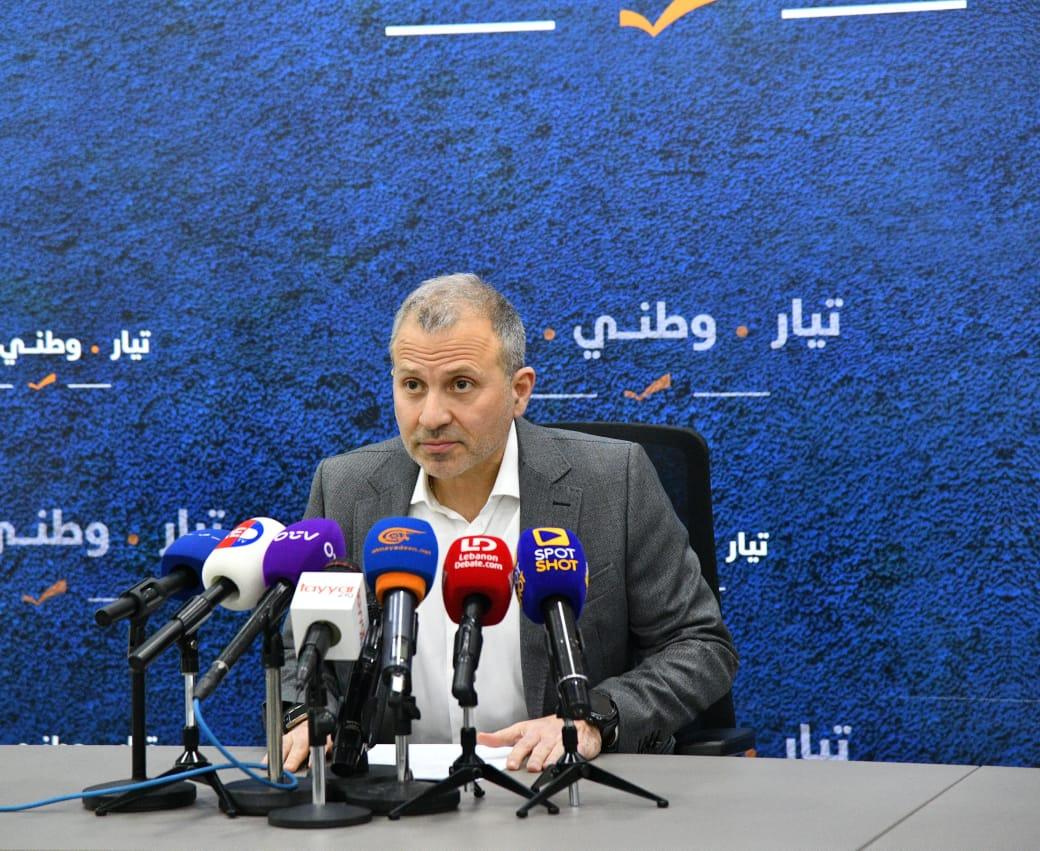 جبران باسيل: هدفنا تصحيح أداء الحكومة لا إسقاطها.. "إفعلوا ولا تلوموا من سبقكم"