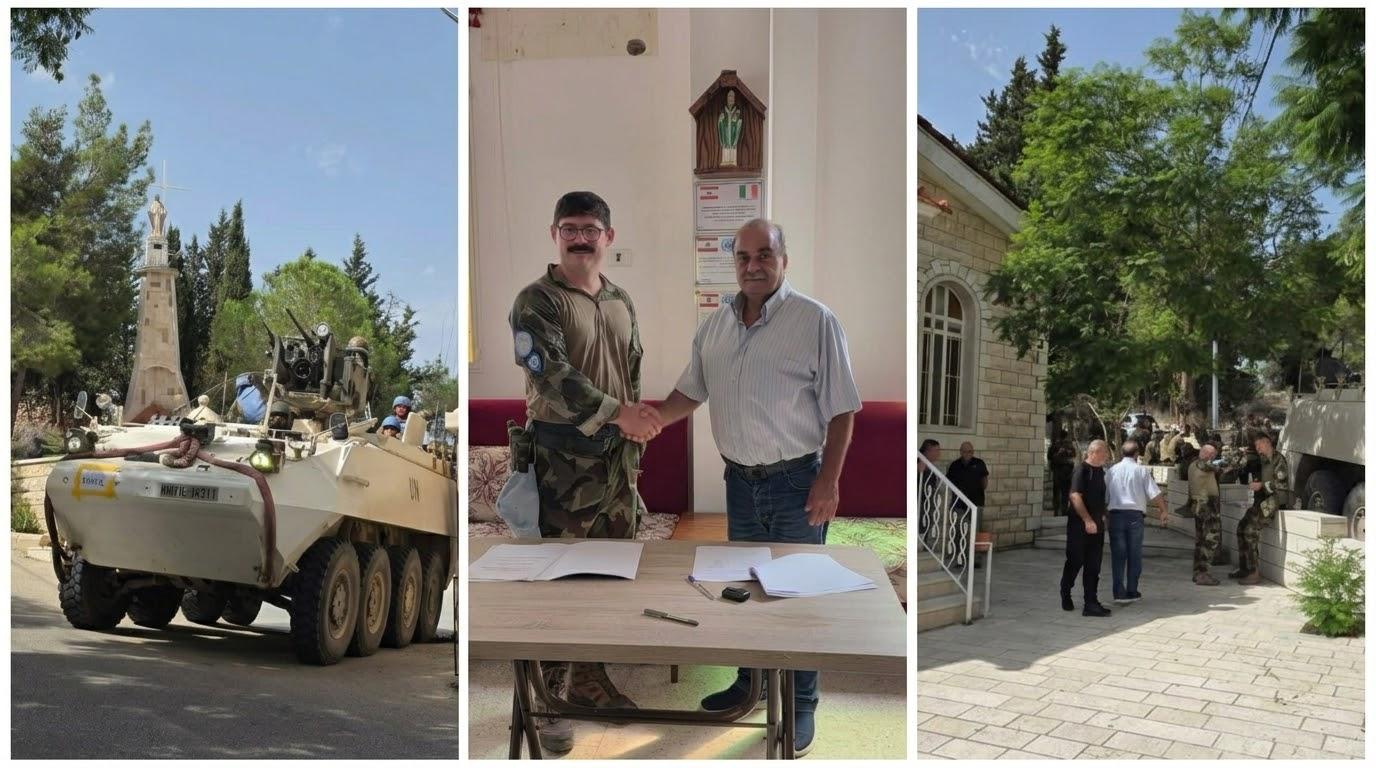الكتيبة الإيرلندية - البولندية في اليونيفيل تزور تبنين بعد غياب تجاوز ثمانية أشهر وتوقع اتفاقيتين للمساعدة